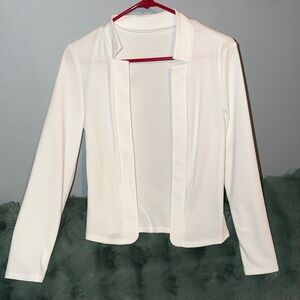 Elegant White Women's Jacket